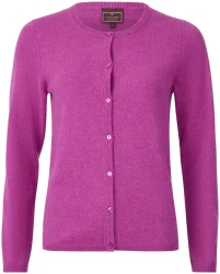 Cashmere Damen Cardigan pink S