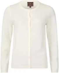 Cashmere Damen Cardigan creme M