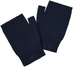 Cashmere Armstulpen navy one size