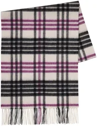 Cashmere Karoschal ecru in Geschenkbox