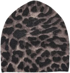 Cashmere Mütze leo print one size