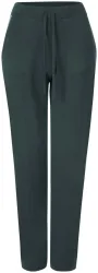 Cashmere Damen Hose dunkelgrün S