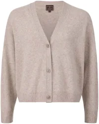Cashmere Damen Cardigan hellbraun S