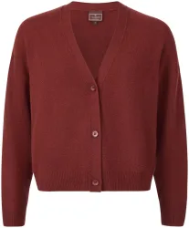 Cashmere Damen Cardigan rost M