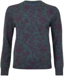 Cashmere Damen Pullover grün XL