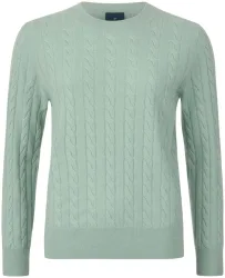 Cashmere Damen Pullover grün XL