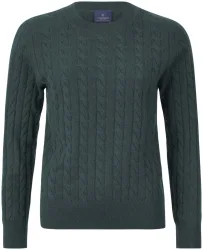 Cashmere Damen Pullover dunkelgrün M
