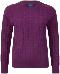 Cashmere Damen Pullover violett M