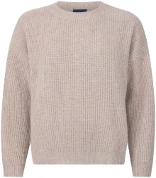 Cashmere Damen Pullover hellbraun XS
