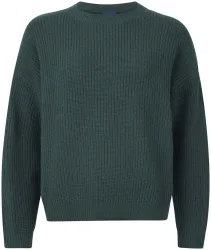 Cashmere Damen Pullover dunkelgrün S