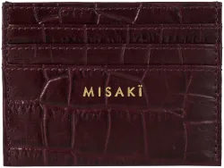 Misakï Portemonnaie weinrot