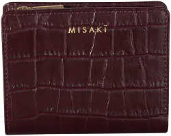Misakï Portemonnaie weinrot