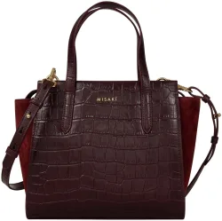 Misakï Handtasche weinrot
