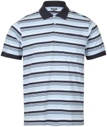 Naturaline Textil Naturaline Herren Polo blau XXL