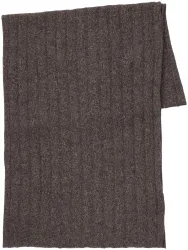 Cashmere Herren Schal dunkelbraun