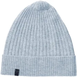 Cashmere Herren Beanie hellgrau