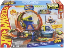 Hot Wheels - Mega Loop Auto-Waschanlage, Multicolor