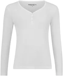 Naturaline Textil Naturaline Damen Shirt Langarm offwhite XS