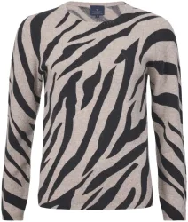 Cashmere Damen Sweater hellbraun L