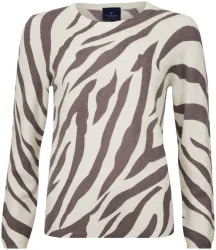Cashmere Damen Sweater creme XL
