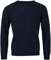Cashmere Herren Pullover navy M