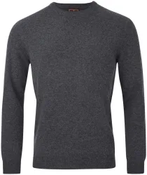 Cashmere Herren Pullover anthrazit XL