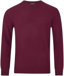 Cashmere Herren Pullover bordeaux L