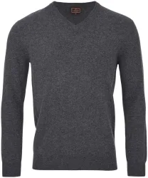 Cashmere Herren Pullover anthrazit L