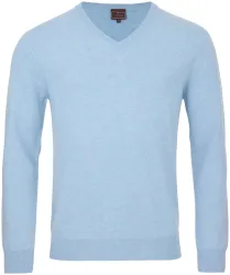 Cashmere Herren Pullover hellblau M