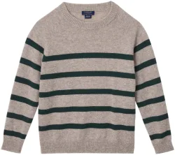 Cashmere Kinder Pullover hellbraun 110/116