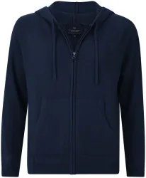 Cashmere Damen Hoodie navy XS
