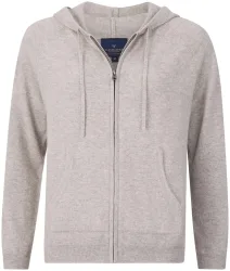 Cashmere Damen Hoodie hellbraun M