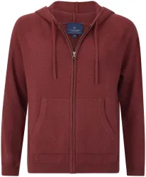 Cashmere Damen Hoodie rost XL