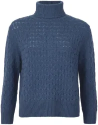 Cashmere Damen Pullover dunkelblau XS