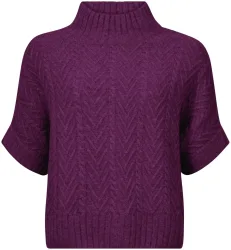Cashmere Damen Pullover violett M