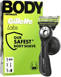 Gillette Labs Rasierer Body + Intimate mit 1 Klinge