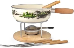 Nouvel Fondue-Set Bergsee 9-teilig