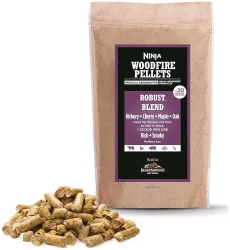 Ninja Woodfire Kräftige Mischung (900g) Pellets – Holzkohle/Briketts/Grill Anzünder