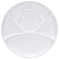 Nouvel Fleischfondue Teller weiss 23cm