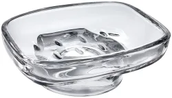 diaqua® Diaqua Seifenschale Chic Glasklar | 4.5 × 12.5 × 10 cm