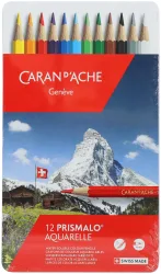 Caran d'Ache Prismalo Farbstifte Sort. 12 Stk-FSC