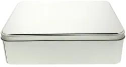 Dose silber 26x20cm