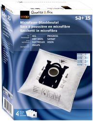 Coop Staubsaugerbeutel Microfaser Sa+15 4 Stück
