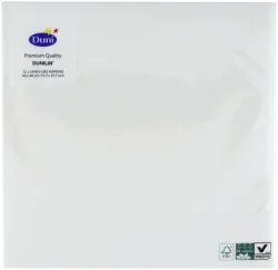 Duni Serviette Dunisoft 40x40cm weiss