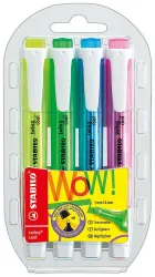 Stabilo Leuchtstift swing cool 4er Etui