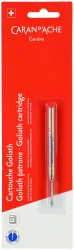 Caran d'Ache Blister Goliath-Patrone Blau Medium