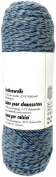 Sommer Weda Sockenwolle 5423 blau-grau meliert 50g