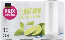 Prix Garantie Longdrink Gläser 29cl 3 Stück