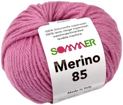 Sommer Merino 85 867 Handstrickgarn 100% Merino Superwash rosa 50g