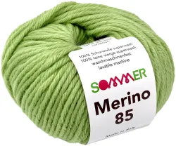 Sommer Merino 85 262 Handstrickgarn 100% Merino Superwash lindengrün 50g